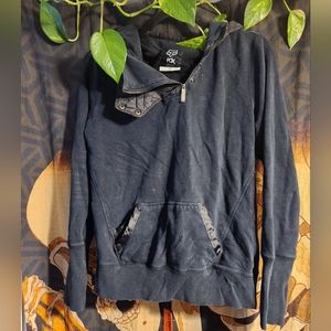 Fox medium hoodie, water resistant hood with phone pocket.